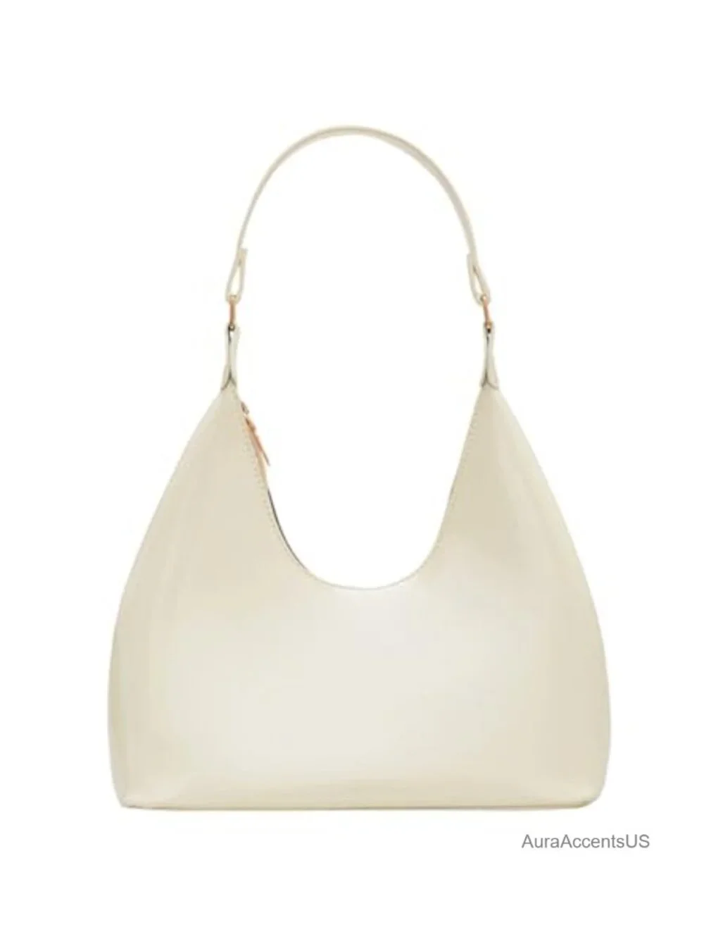 Patent Leather Hobo Bag Crescent Shoulder Bag Small Going Out Tote Satchel Purse
